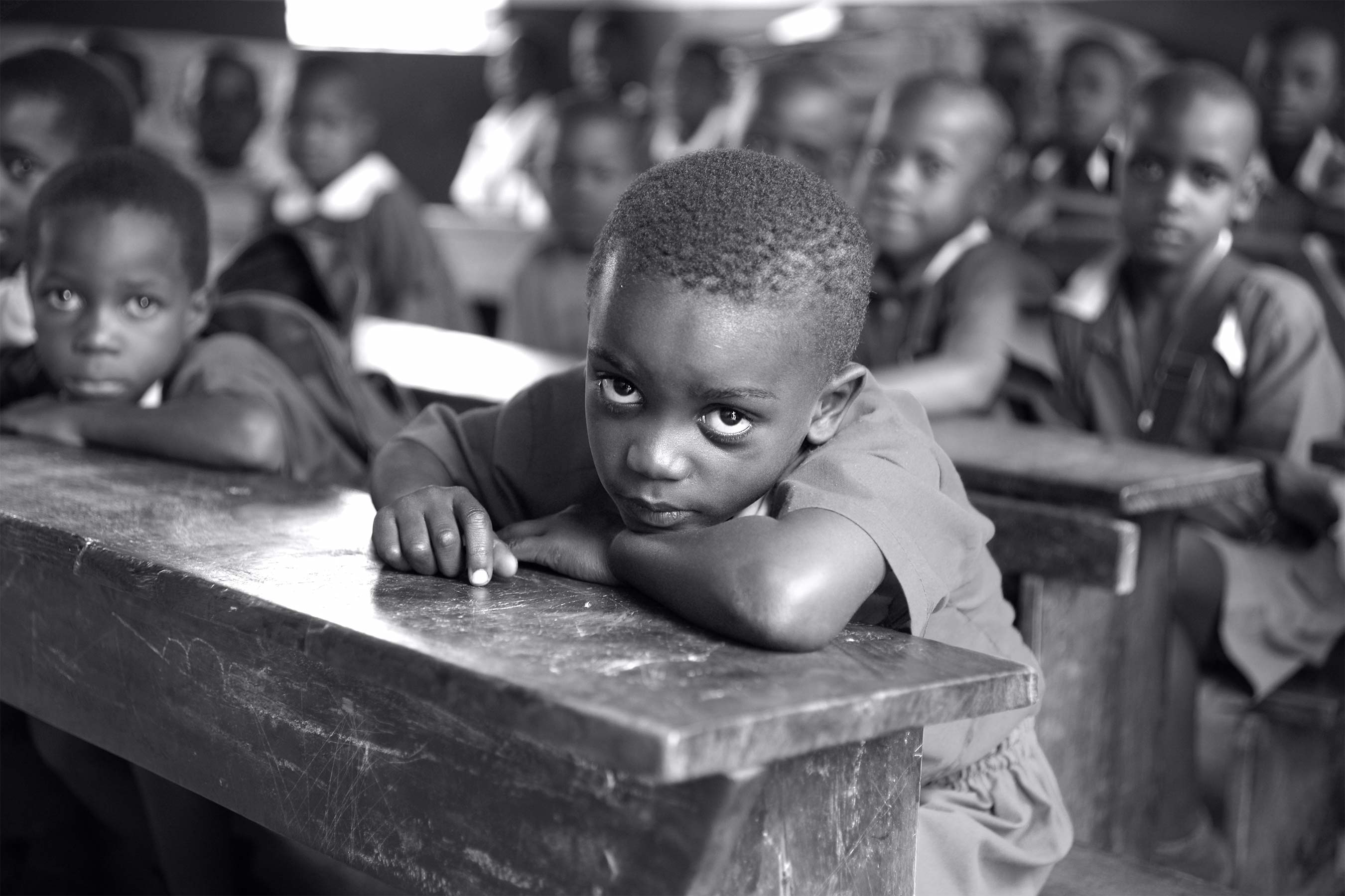 Child in classroom